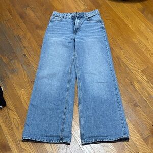 H&M Wide leg Blue Women's Jeans